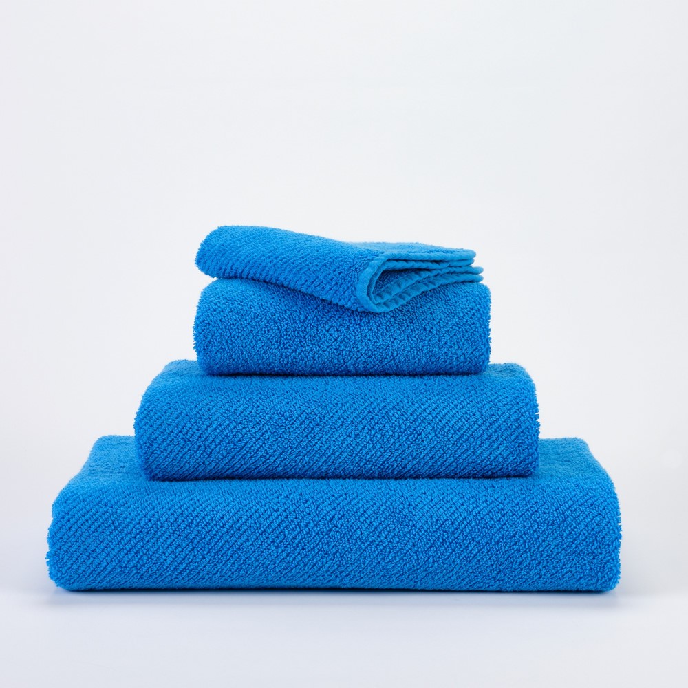 Twill Egyptian Cotton Towels 383 by Designer Abyss & Habidecor in Zanibar Blue